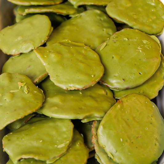 chocolate coated potato chips