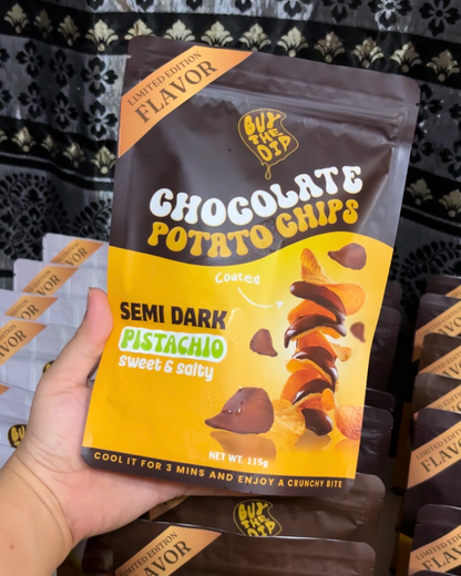 Chocolate Crunchy Pistachio Chips (LIMITED-EDITION)